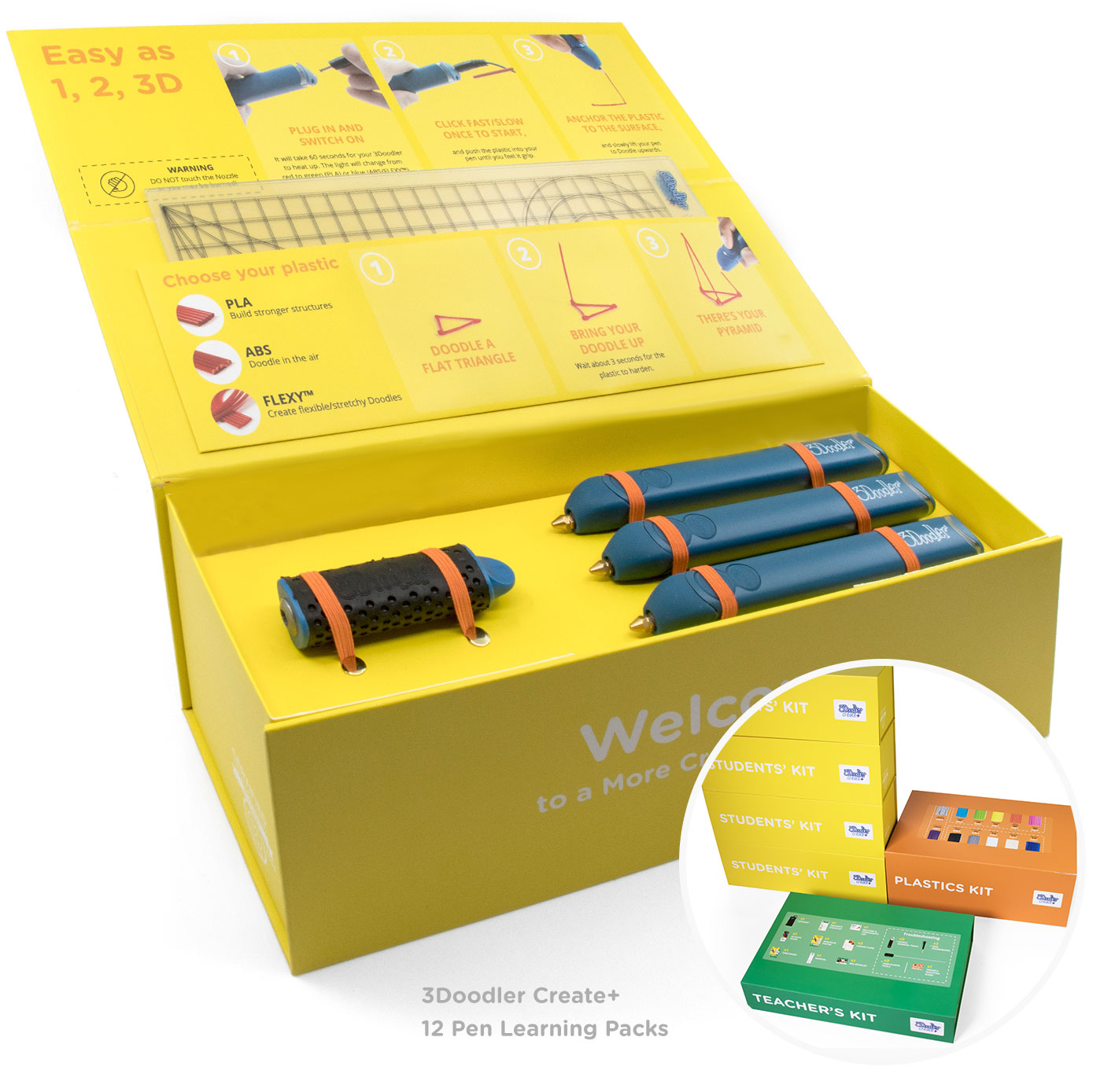 3Doodlerが教育用パッケージ「3Doodlerクリエイト+EDUラーニングパック」「3DoodlerスタートEDUラーニングパック」をリリース