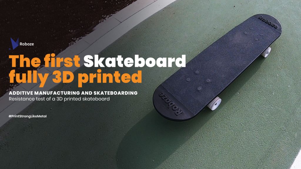 Robozeが3Dプリンターでスケートボードを製造