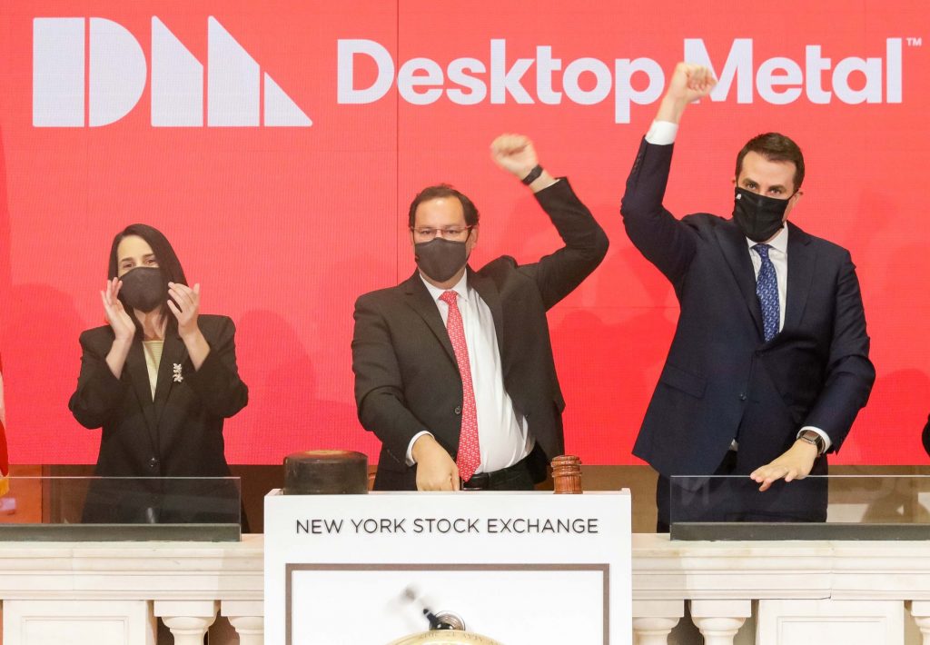 デスクトップメタルがニューヨーク証券取引所へ上場