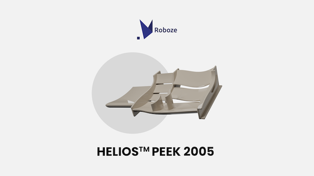 Robozeが「ヘリオスPEEK2005」3Dプリンターフィラメントをリリース